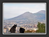 Naples  et Vésuve depuis le Vomero