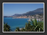 Menton depuis la frontiere 2