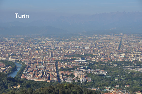 turin depuis superga