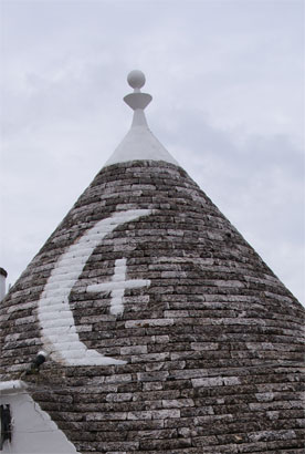 symbole lunaire à Alberobello