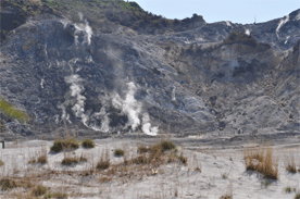 solfatara vue d'ensemble