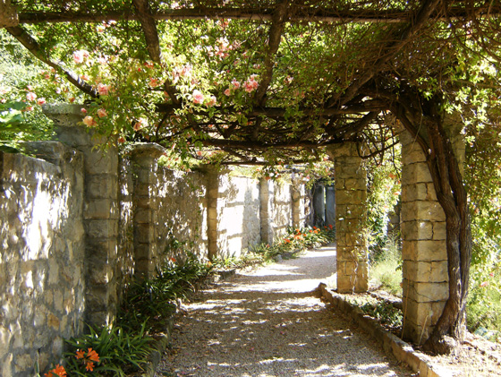 pergola jardin hanbury