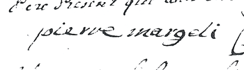 signature de Pierre Margeli