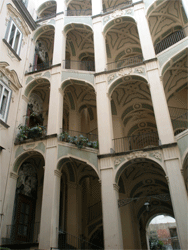 Naples quartier de la Sanita, palais de l'espagnol