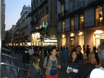 Naples via Toledo passegiatta