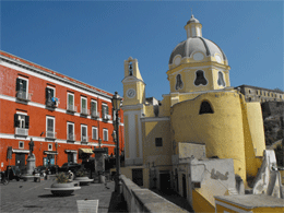 Ile de Procida près de Naples