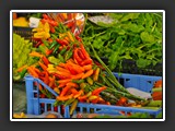 Vintimille piments au marché