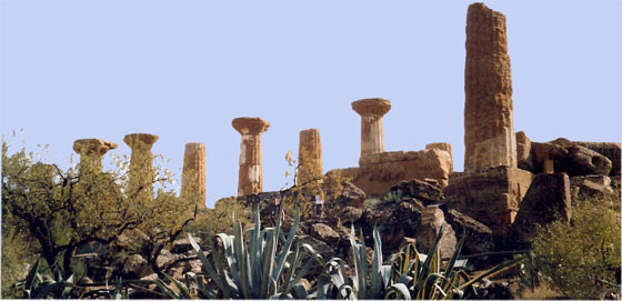 Agrigente temple d'Hercule