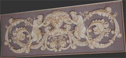caserta la reggia plafond peint