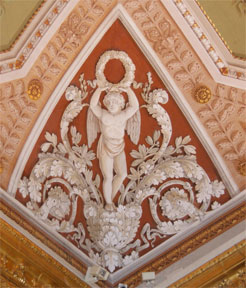 caserta la reggia plafond peint