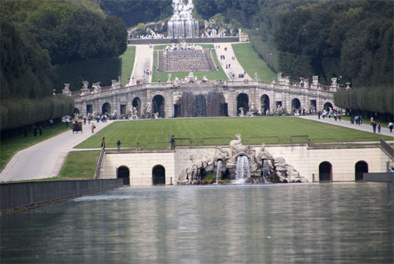 caserta la reggia le parc