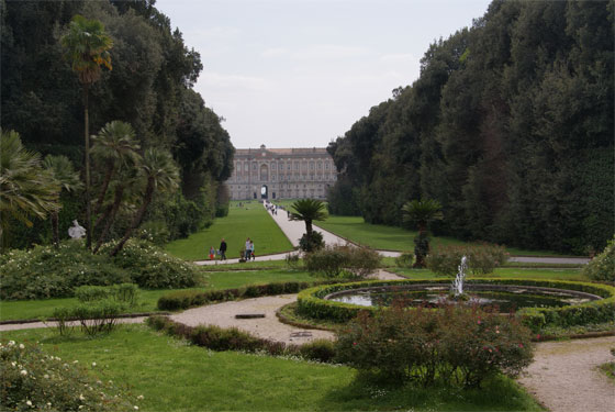 caserta la reggia le parc