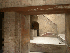 Herculanum, maison dite "A la belle cour"