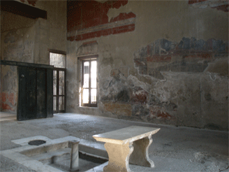 Herculanum maison à cloison de bois