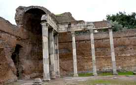 portique a pilastre dorique